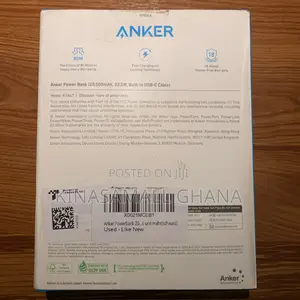 Anker 20,000mah Fast Charging Power Bank