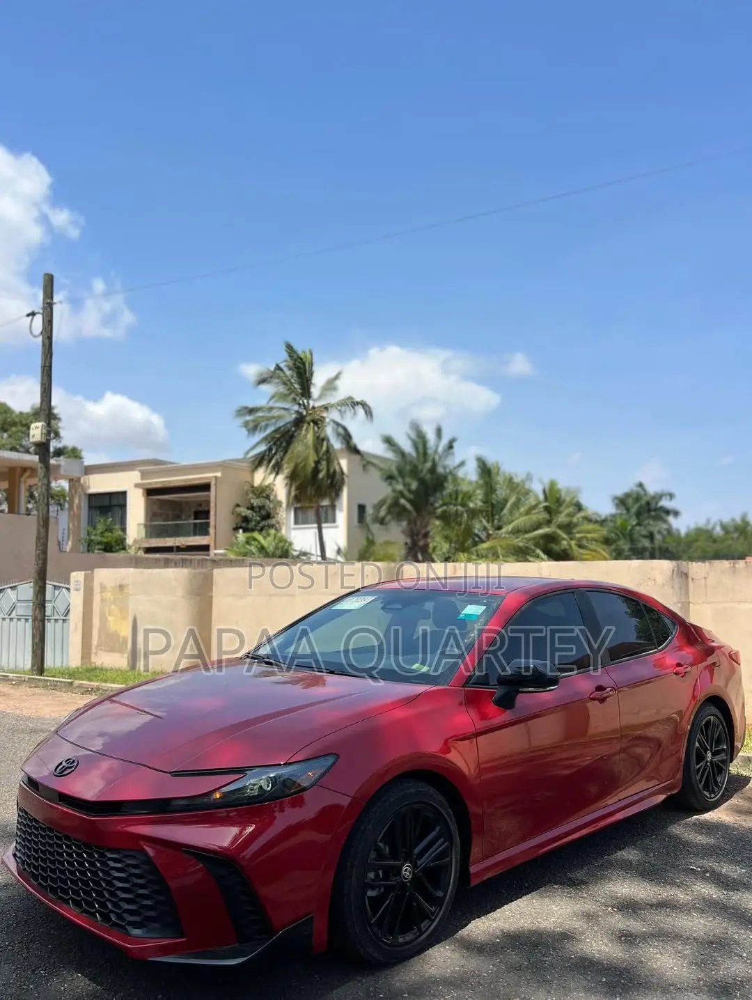 New Toyota Camry SE 2025 Red