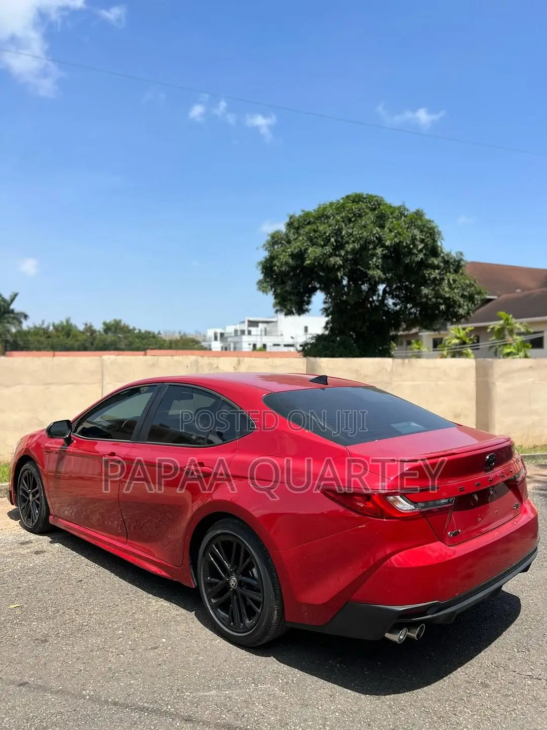 New Toyota Camry SE 2025 Red