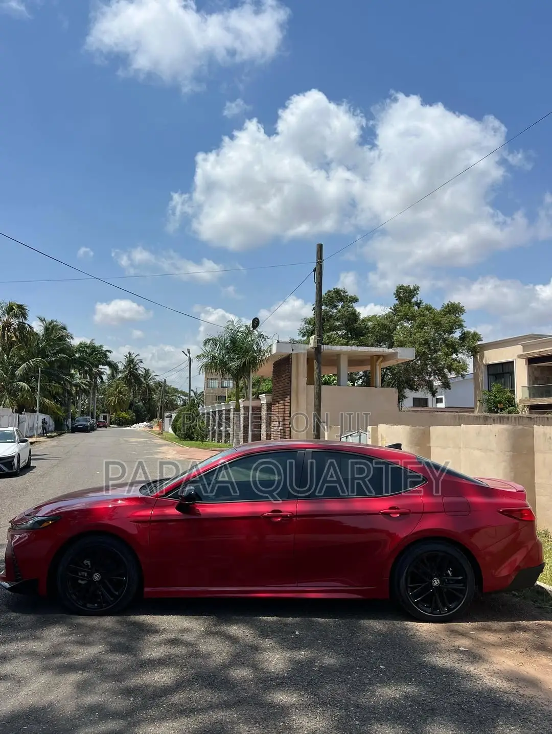 New Toyota Camry SE 2025 Red
