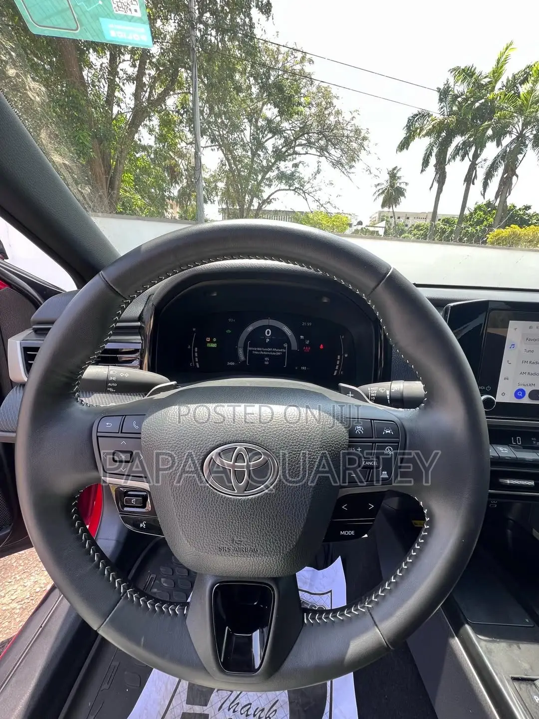 New Toyota Camry SE 2025 Red