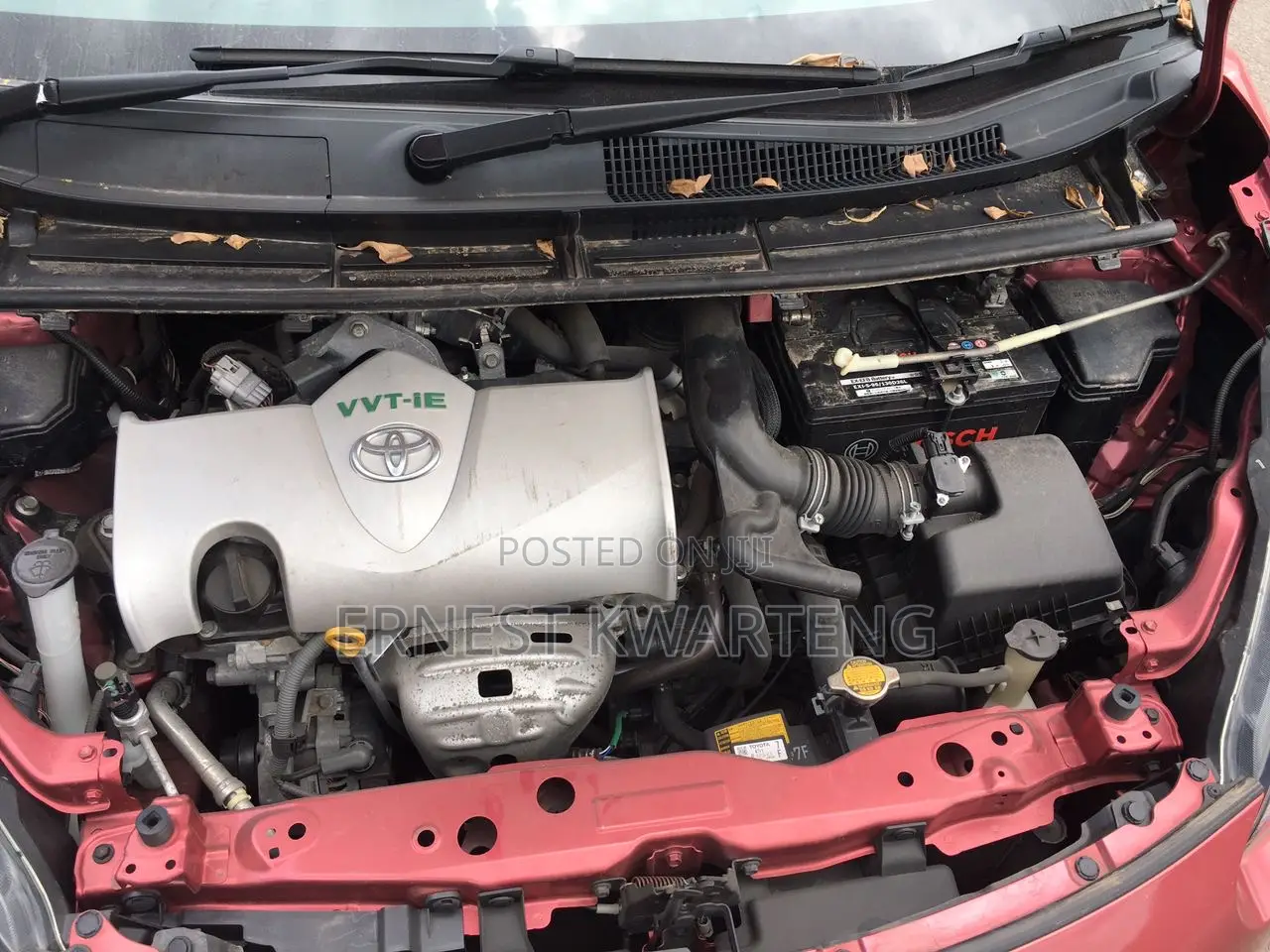 Toyota Sienta 2017 Burgundy