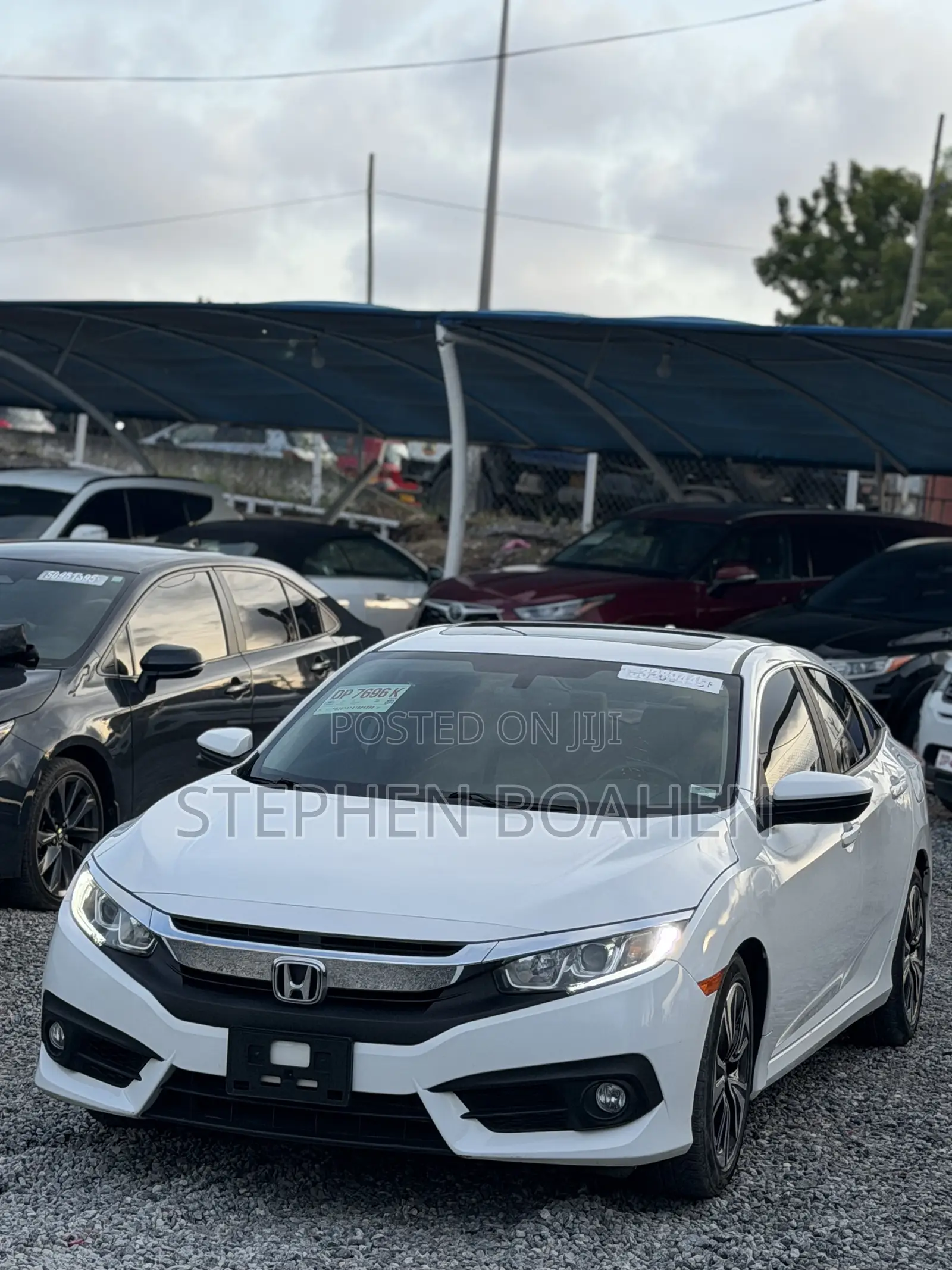 Honda Civic EX-L Sedan 2018 White