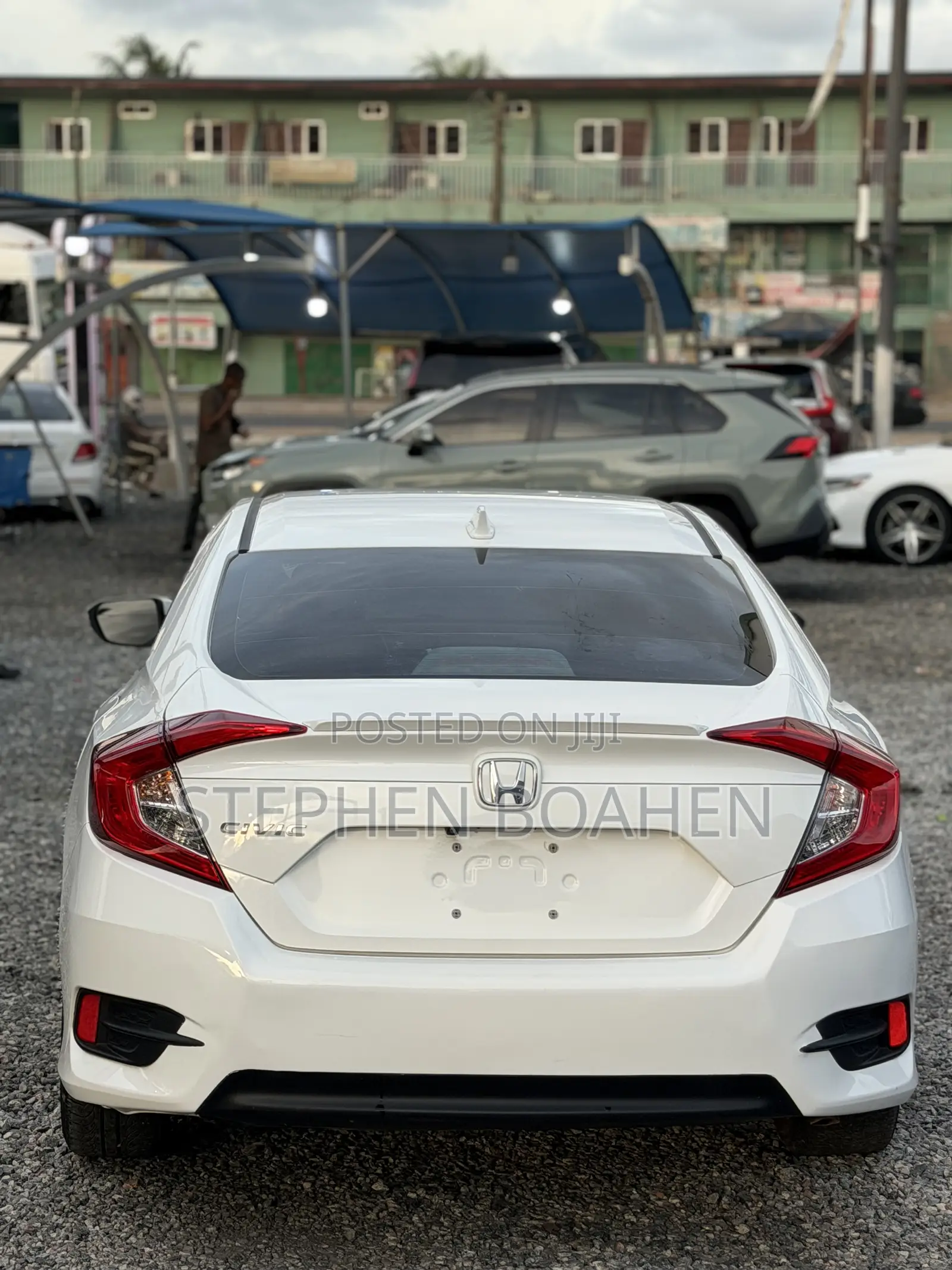 Honda Civic EX-L Sedan 2018 White