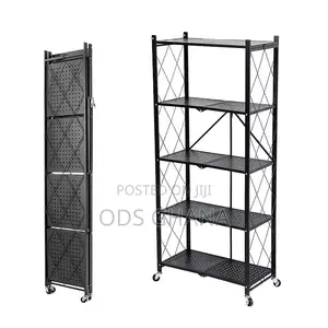 Strong Kitchen Wearhouse Shelf Storage Rack With Wheels