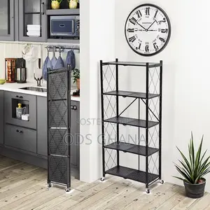 Strong Kitchen Wearhouse Shelf Storage Rack With Wheels
