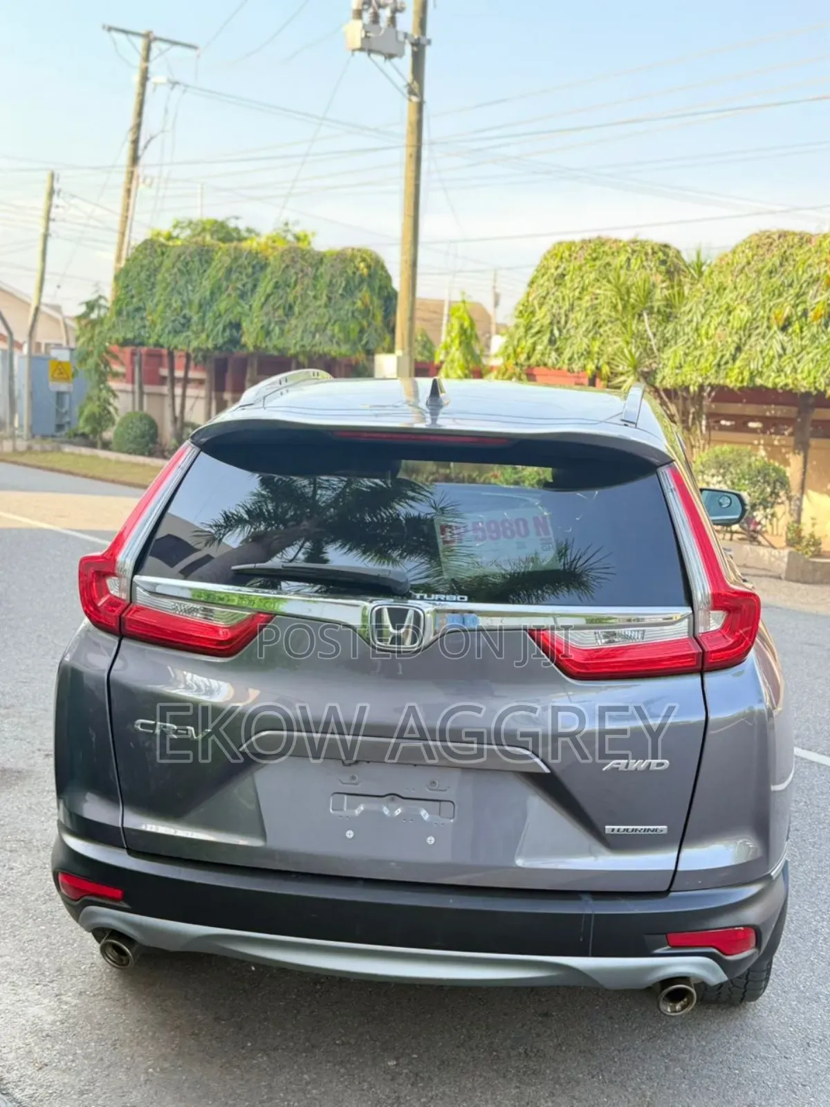 Honda CR-V Touring AWD 2018 Gray