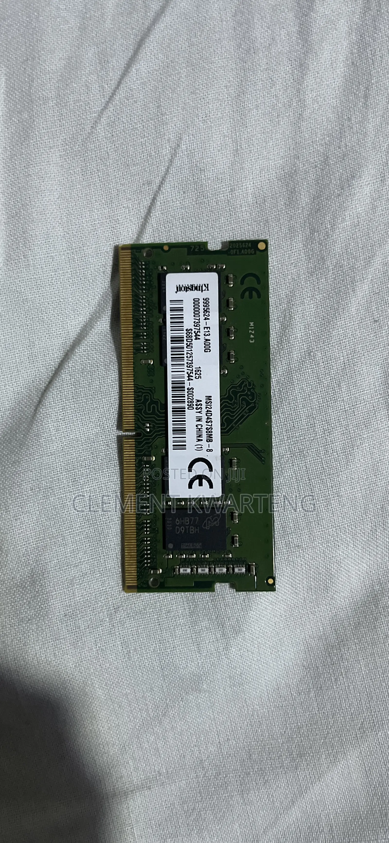 Kingston Msi24d4s7s8mb-8 8gb