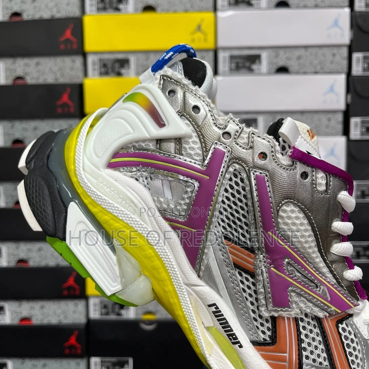 Balenciaga Runner Sneakers Multicolor