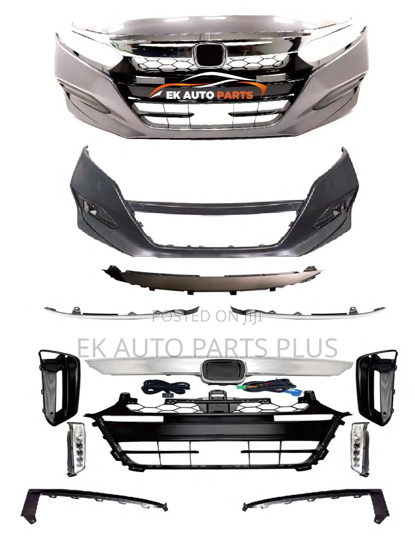 Honda Accord Front Bumper Complete 2018 2019 2020 2021