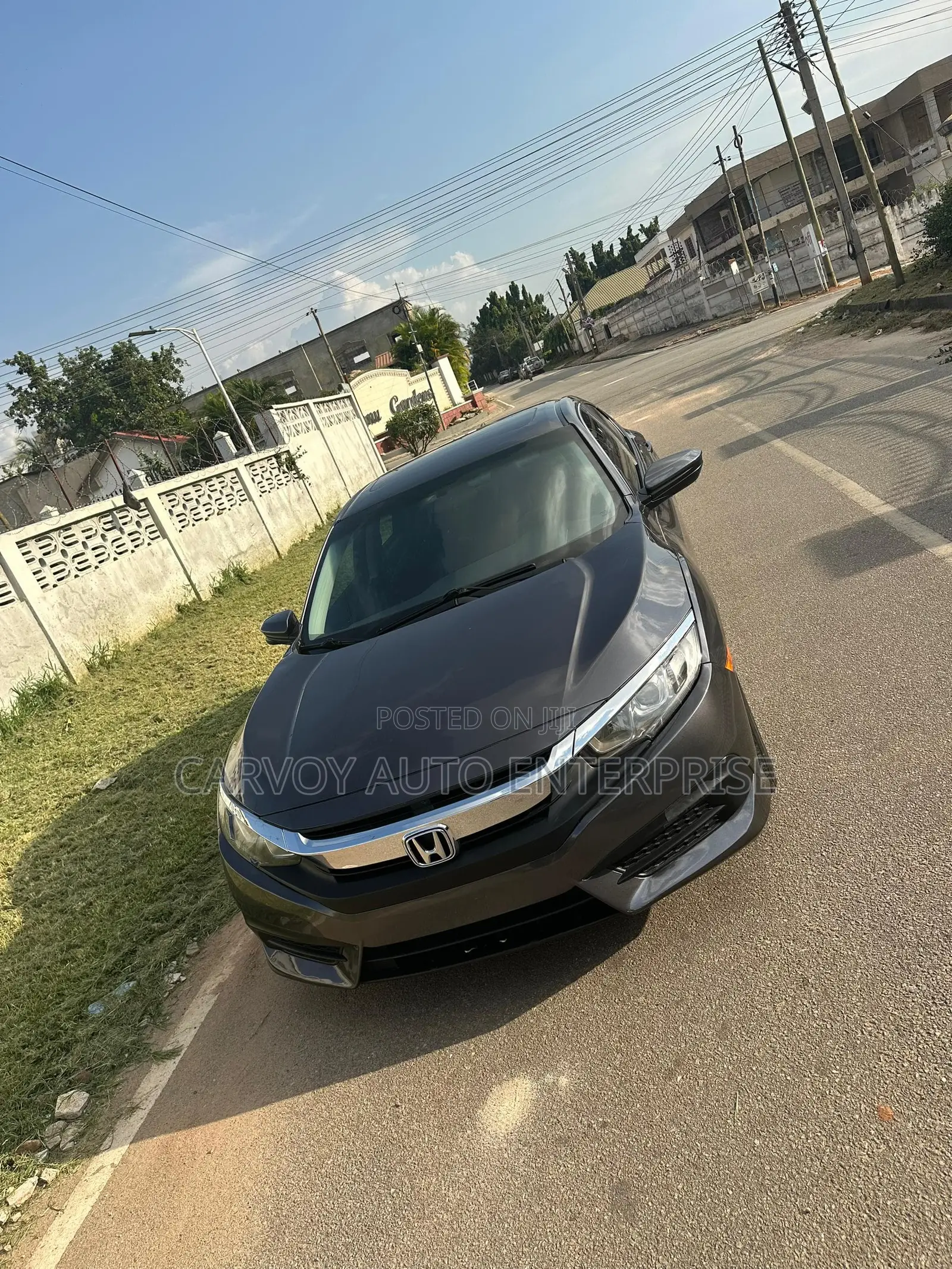 Honda Civic EX 4dr Sedan (2.0L 4cyl) 2017 Gray