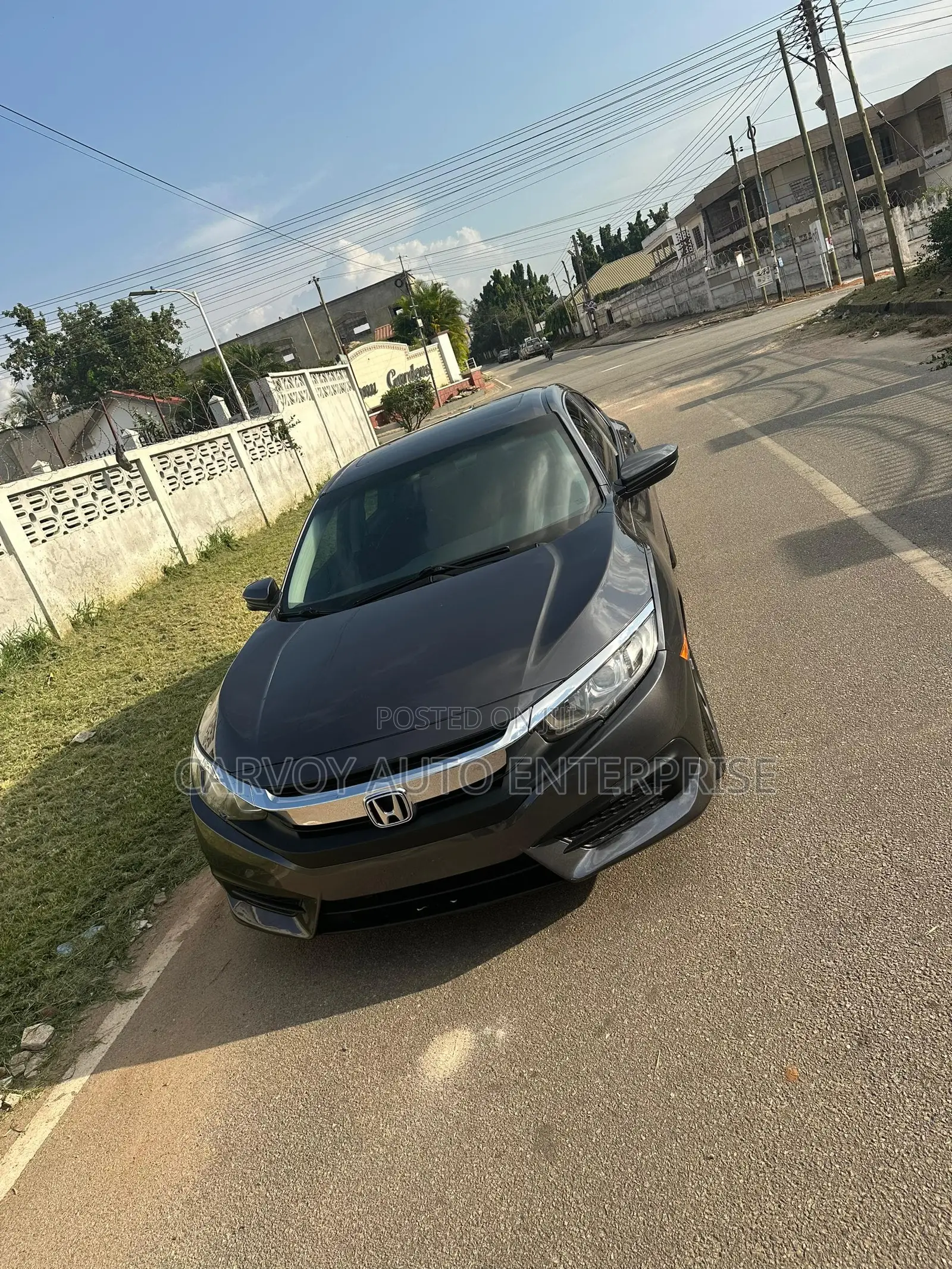 Honda Civic EX 4dr Sedan (2.0L 4cyl) 2017 Gray