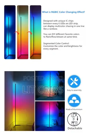 Floor Corner Smart Led Lamp