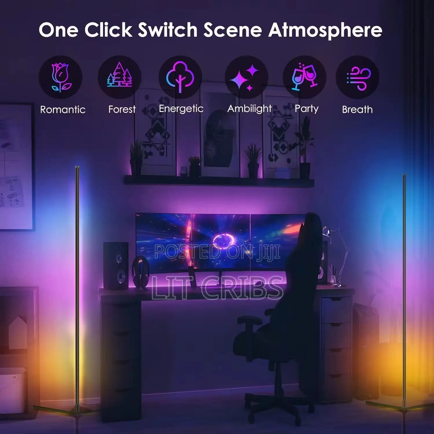 Floor Corner Smart Led Lamp