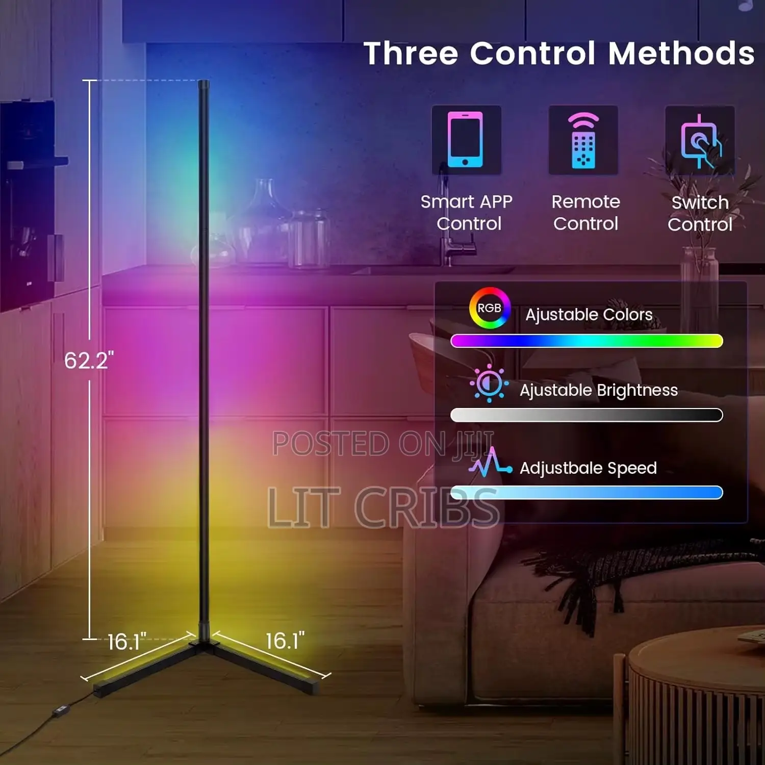 Floor Corner Smart Led Lamp