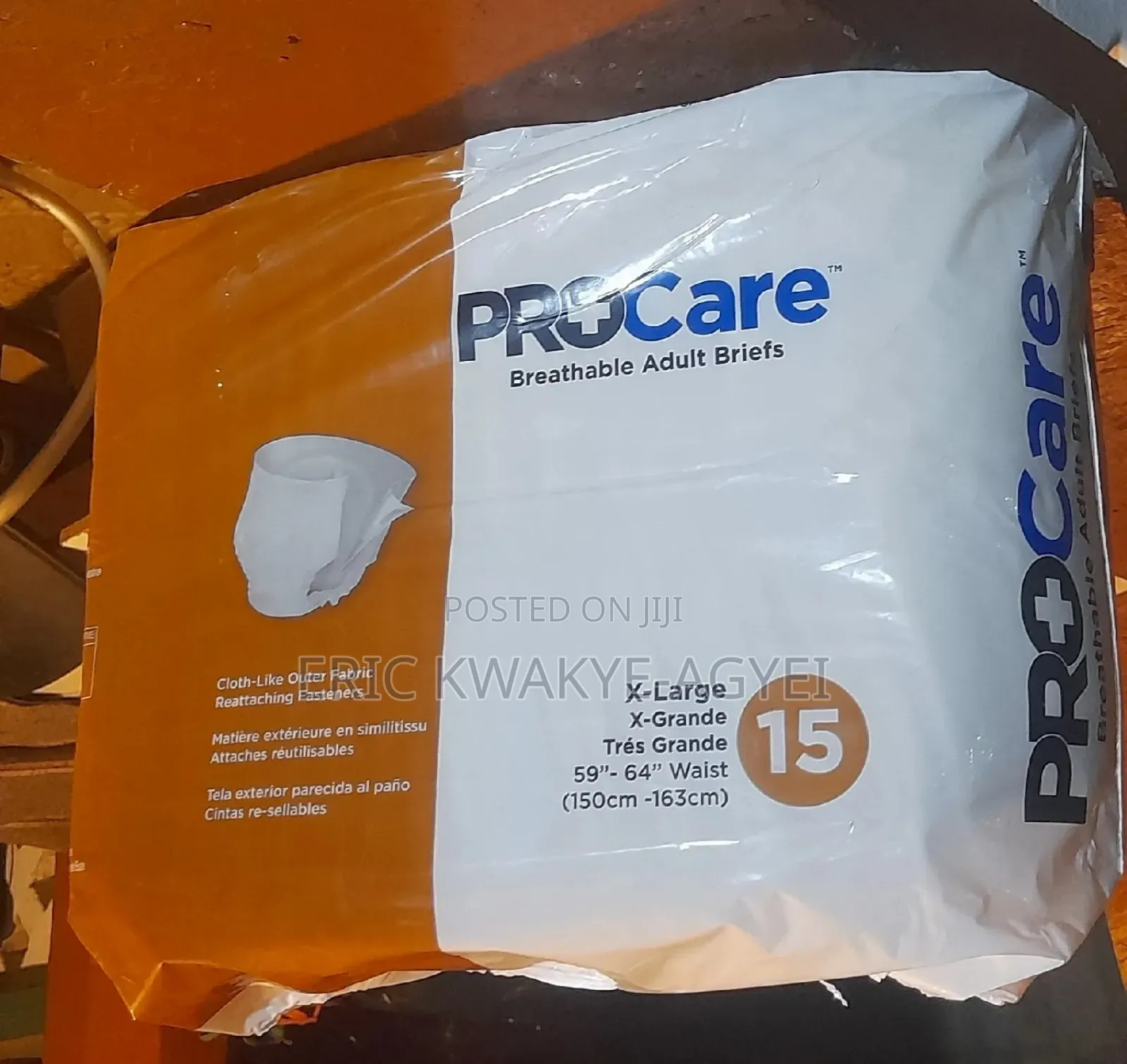 Procare Breathable Adult Briefs - X-L, 59"-64" Waist
