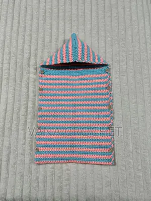 Milk-Cotton Yarn Swaddle Blankets - Double Colors
