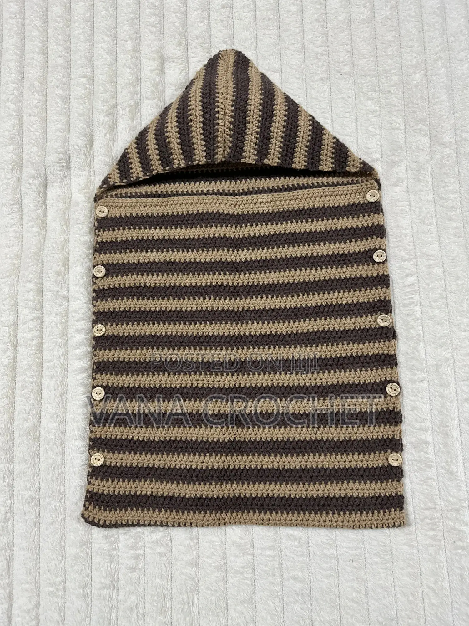 Milk-Cotton Yarn Swaddle Blankets - Double Colors