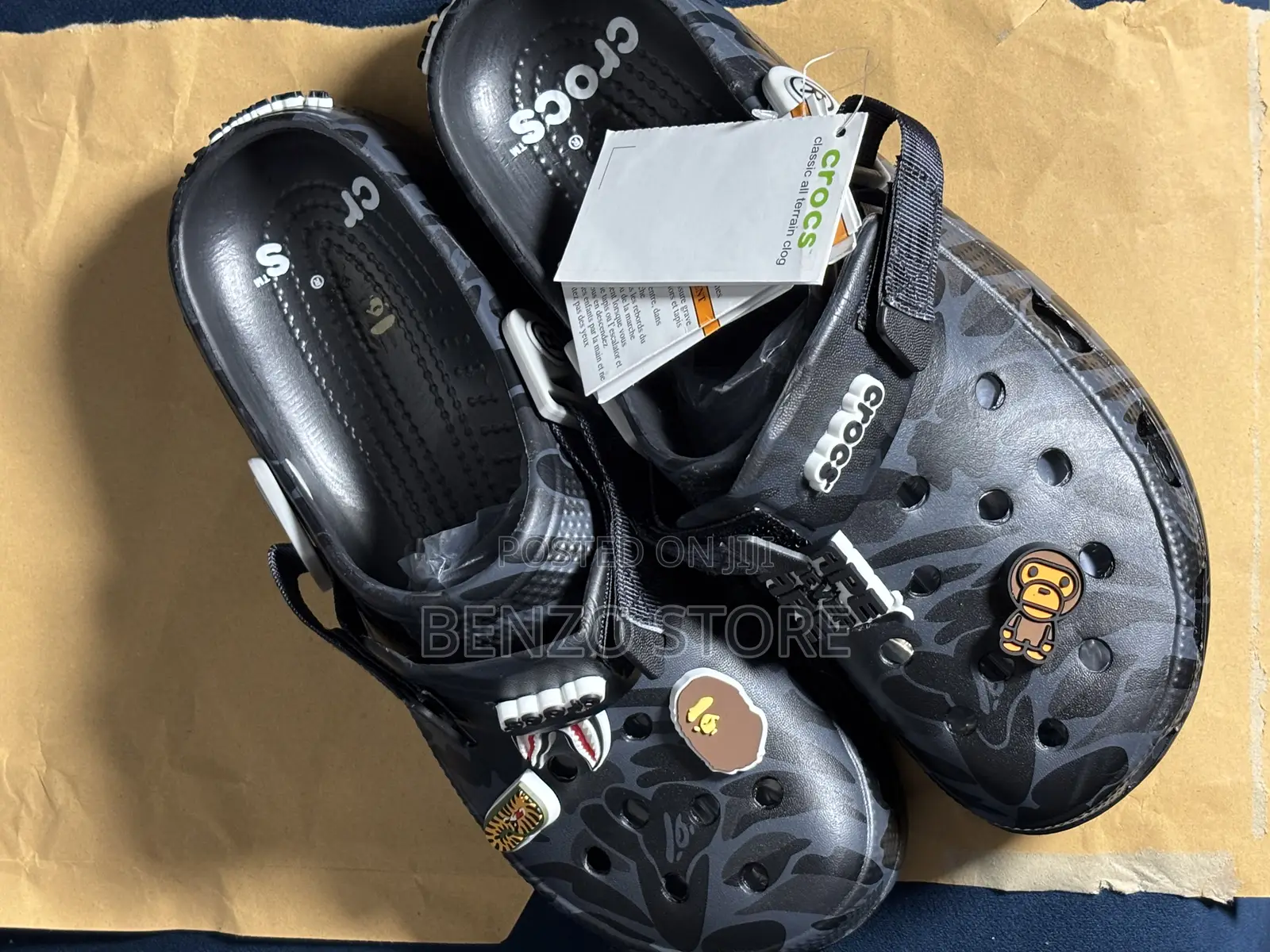 Unique Pattern Crocs Clogs Casual Comfort Size 40-45 Available