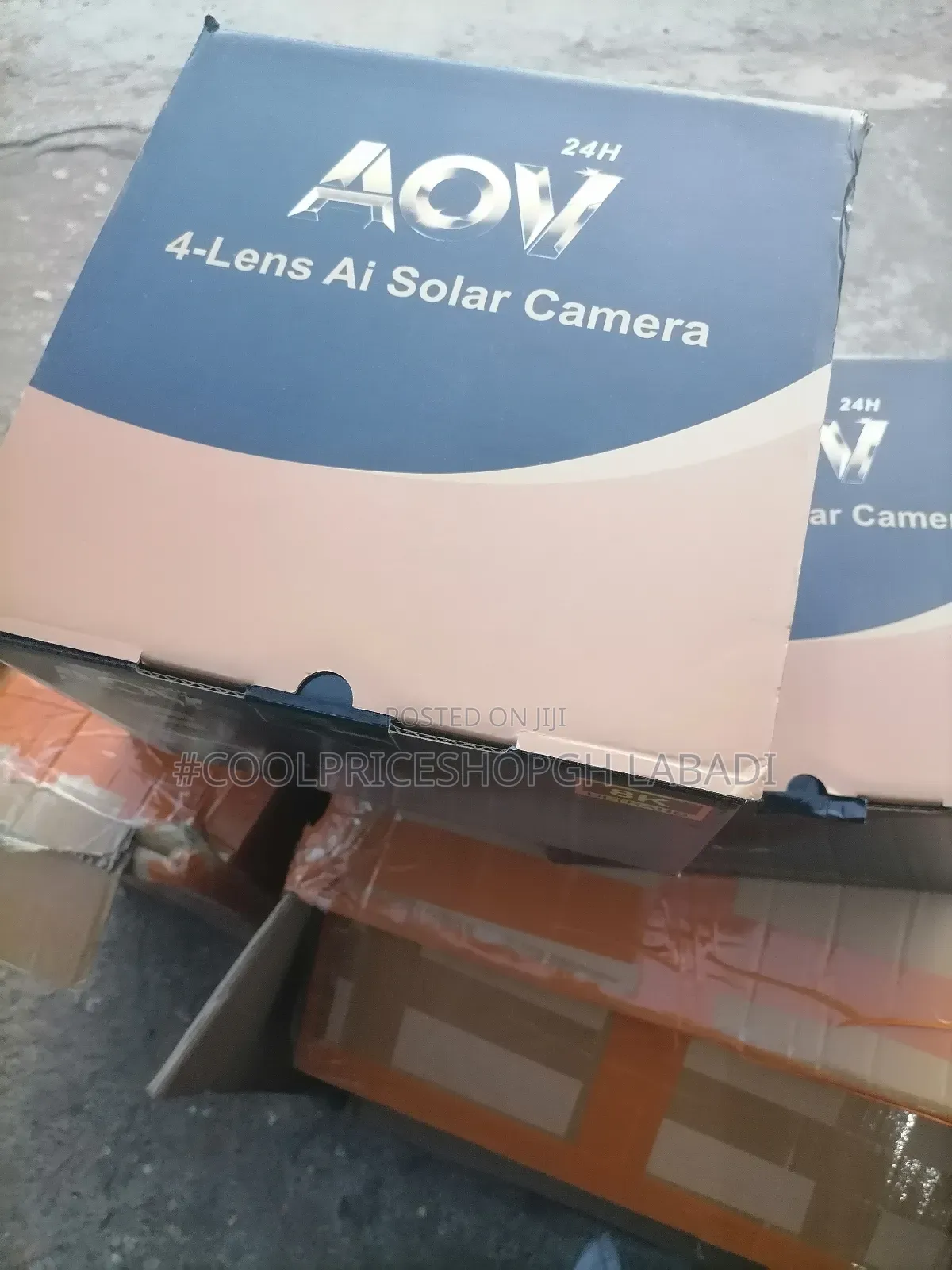 Solar Powered Aov 4 Lens 4g Camera