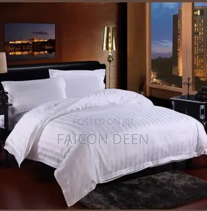 Softness Your Guest Would Love ;White Stripped Duvet Duvet Only