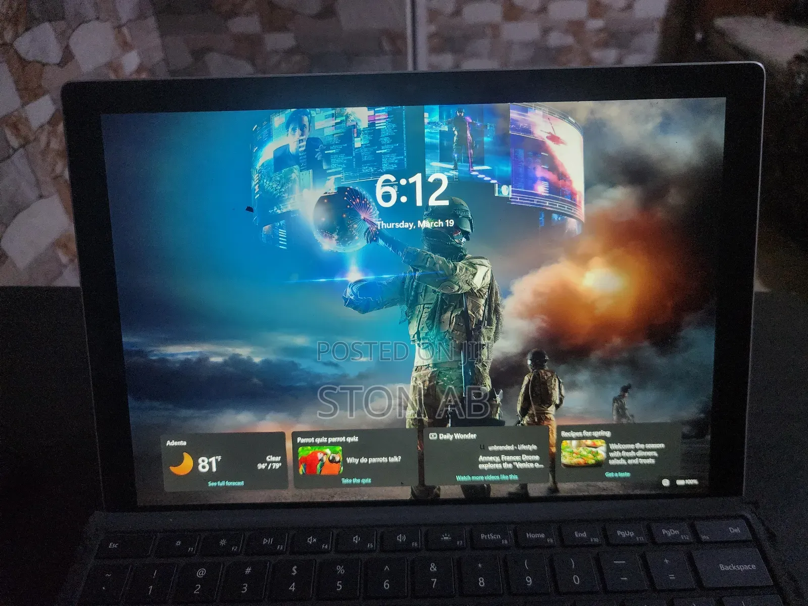 Laptop Microsoft Surface Pro 6 8GB Intel Core i5 SSD 128GB