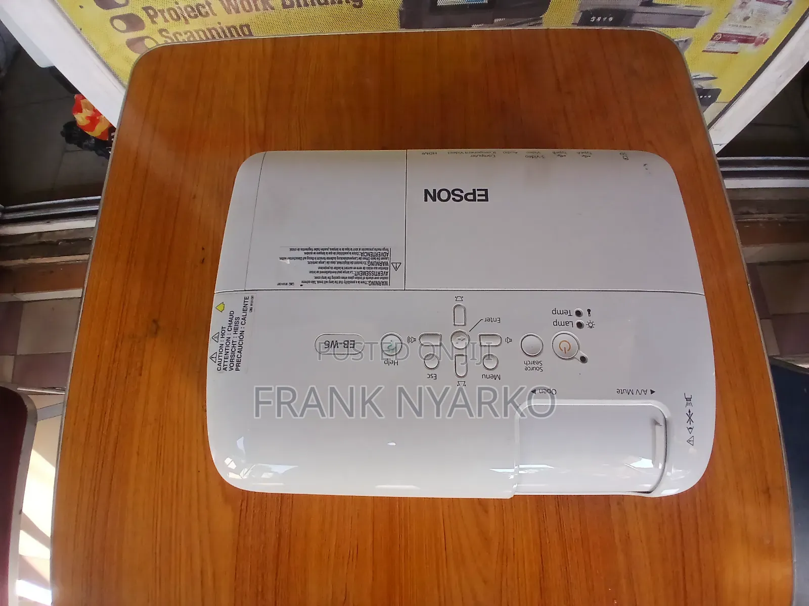 Epson Eb-W6 Wxga Projector
