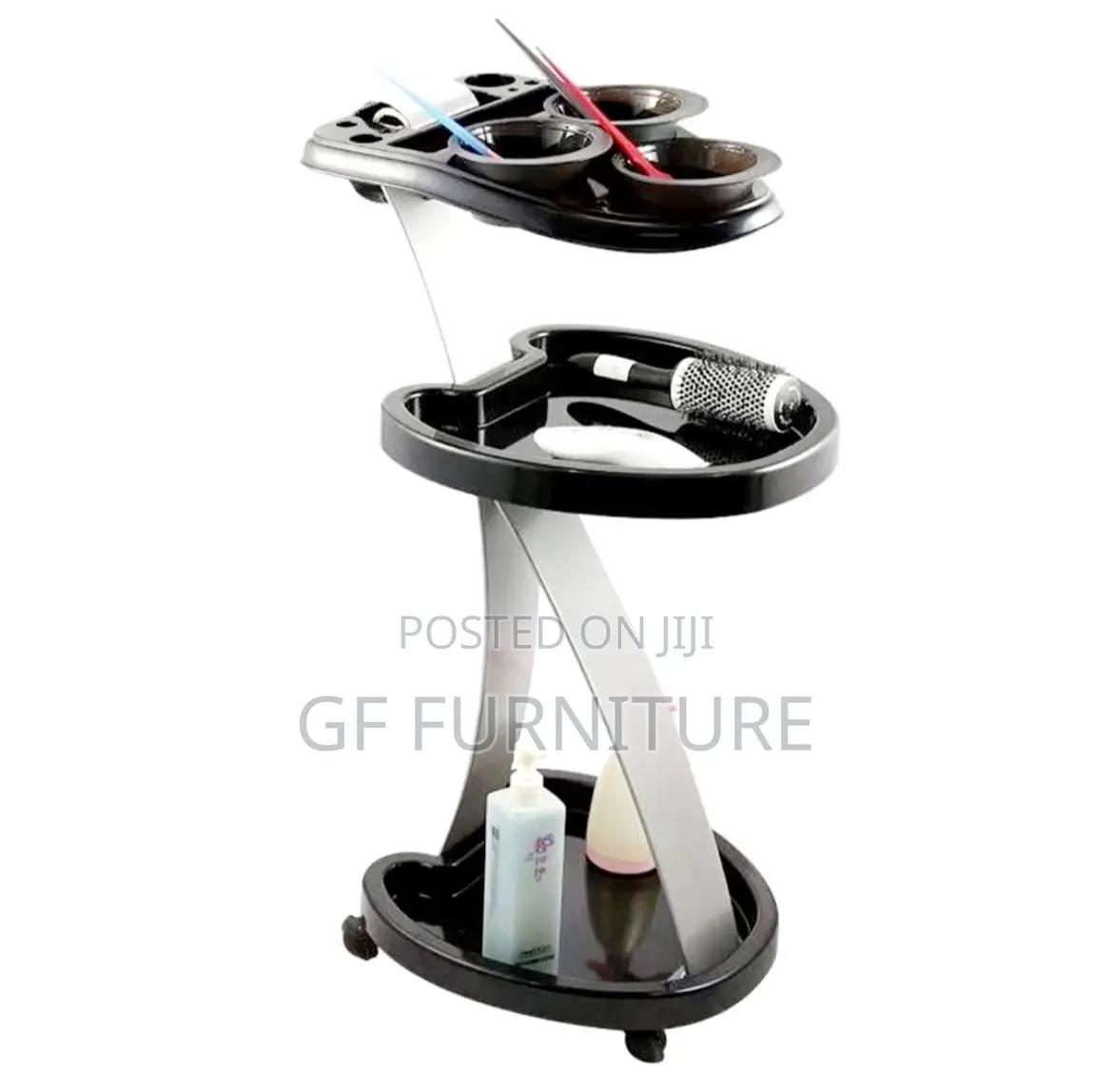 Professional Salon Hair Coloring Trolley