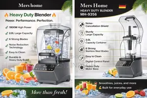 Mers Home Heavy-duty Commercial Blender