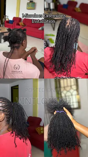 Aunthentic Permanent And Temporal Locs Extensions In Ghana