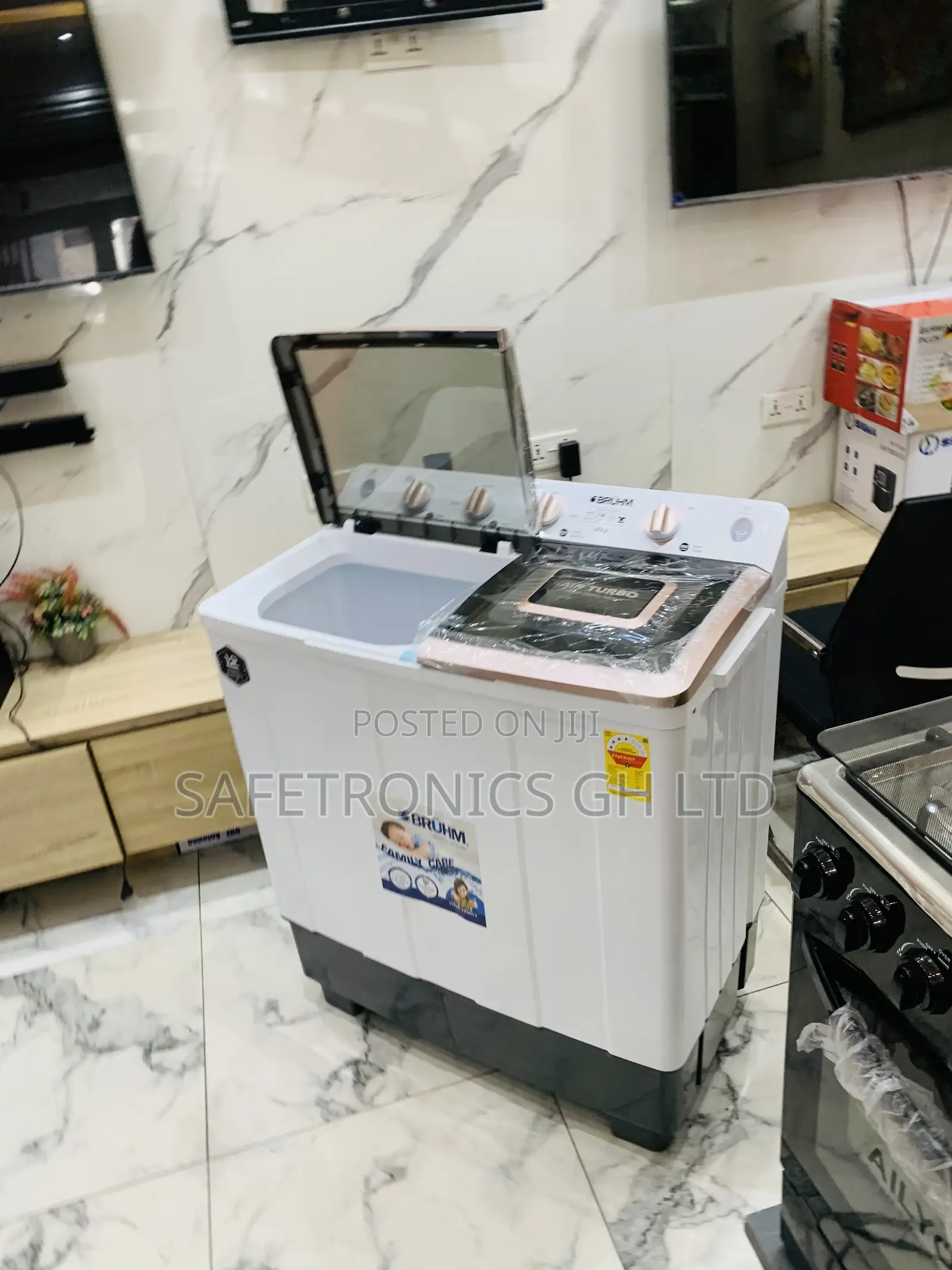 Top Class Twintub 12kg Semiautomatic Bruhm Topload Washingmachine