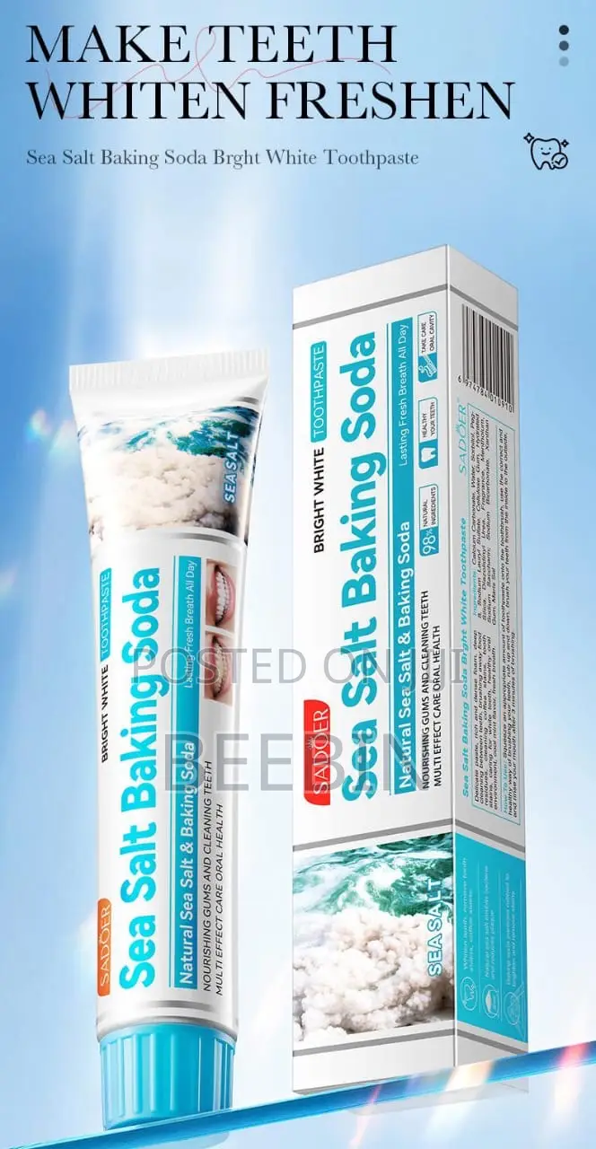 Sea Salt Baking Soda Toothpaste 2pcs - 100g
