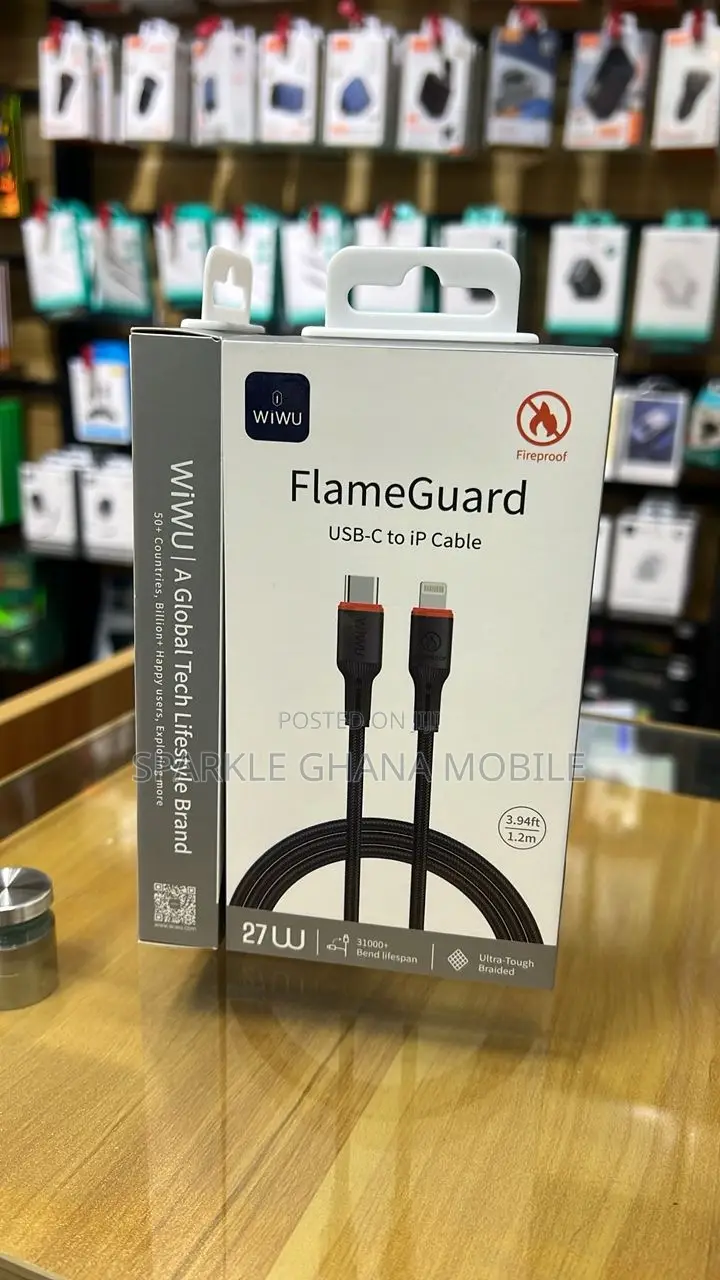Wiwu Flameguard Usb-c To Lightning Cable