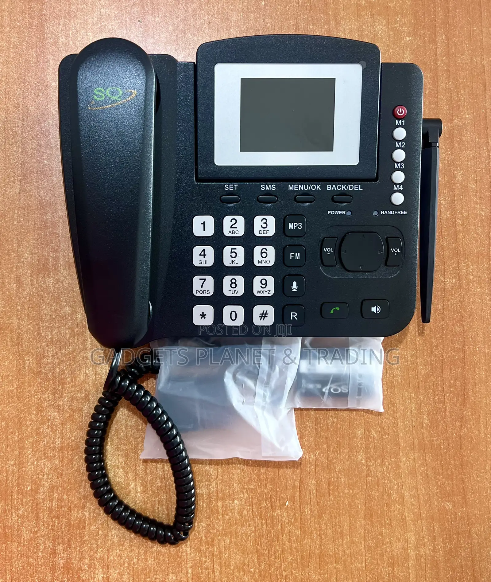 Sq Ls980 Dual Sim Deskphone With Adjustable Coloured Screen