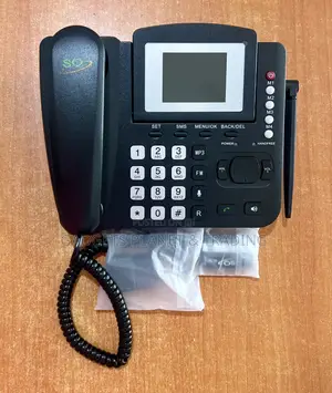 Sq Ls980 Dual Sim Deskphone With Adjustable Coloured Screen