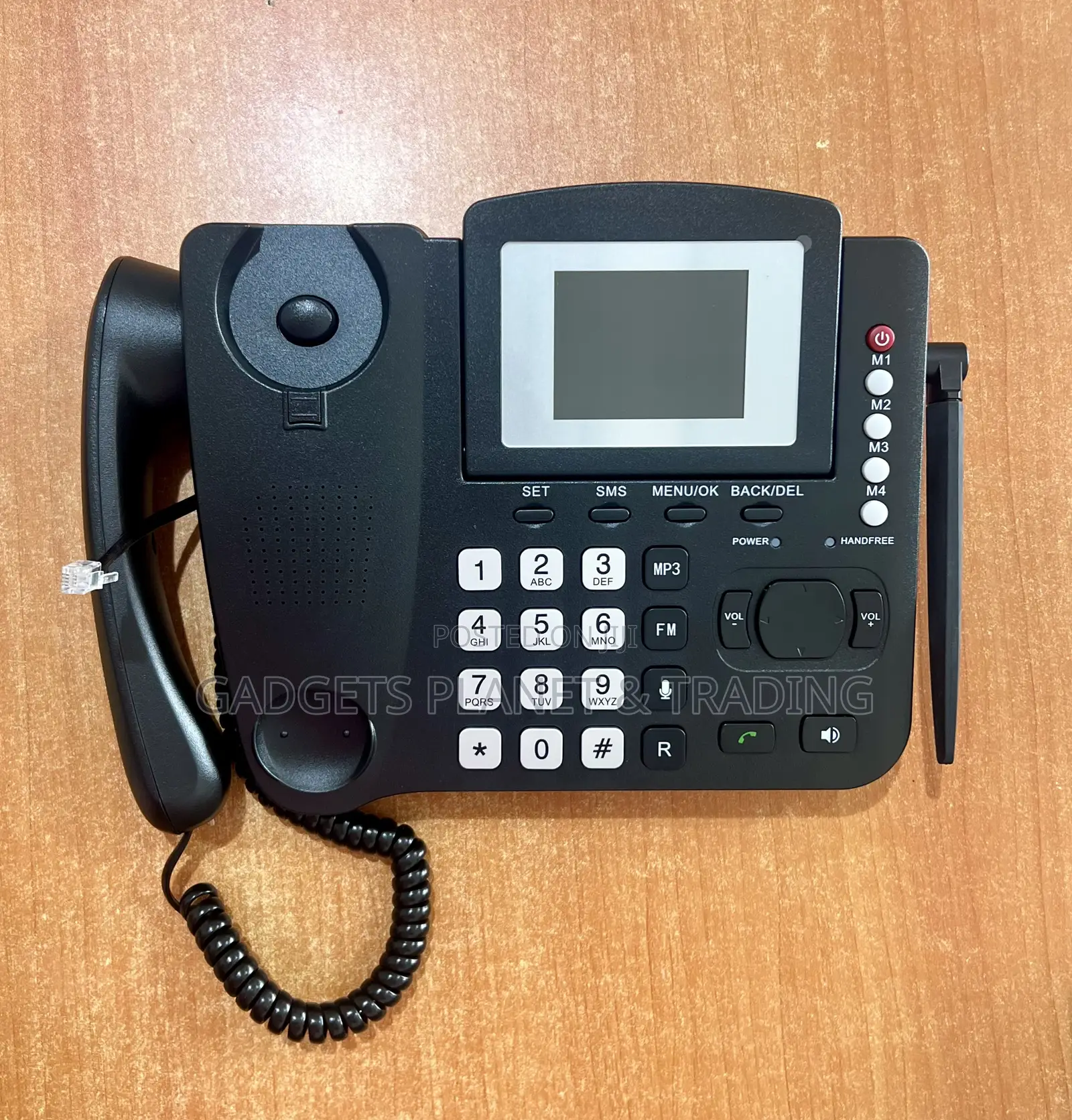 Sq Ls980 Dual Sim Deskphone With Adjustable Coloured Screen