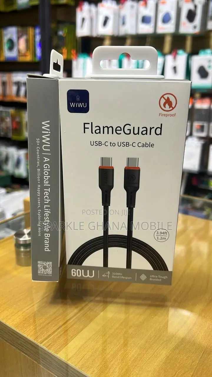 Wiwu Flameguard Usb-C to Usb-C Cable