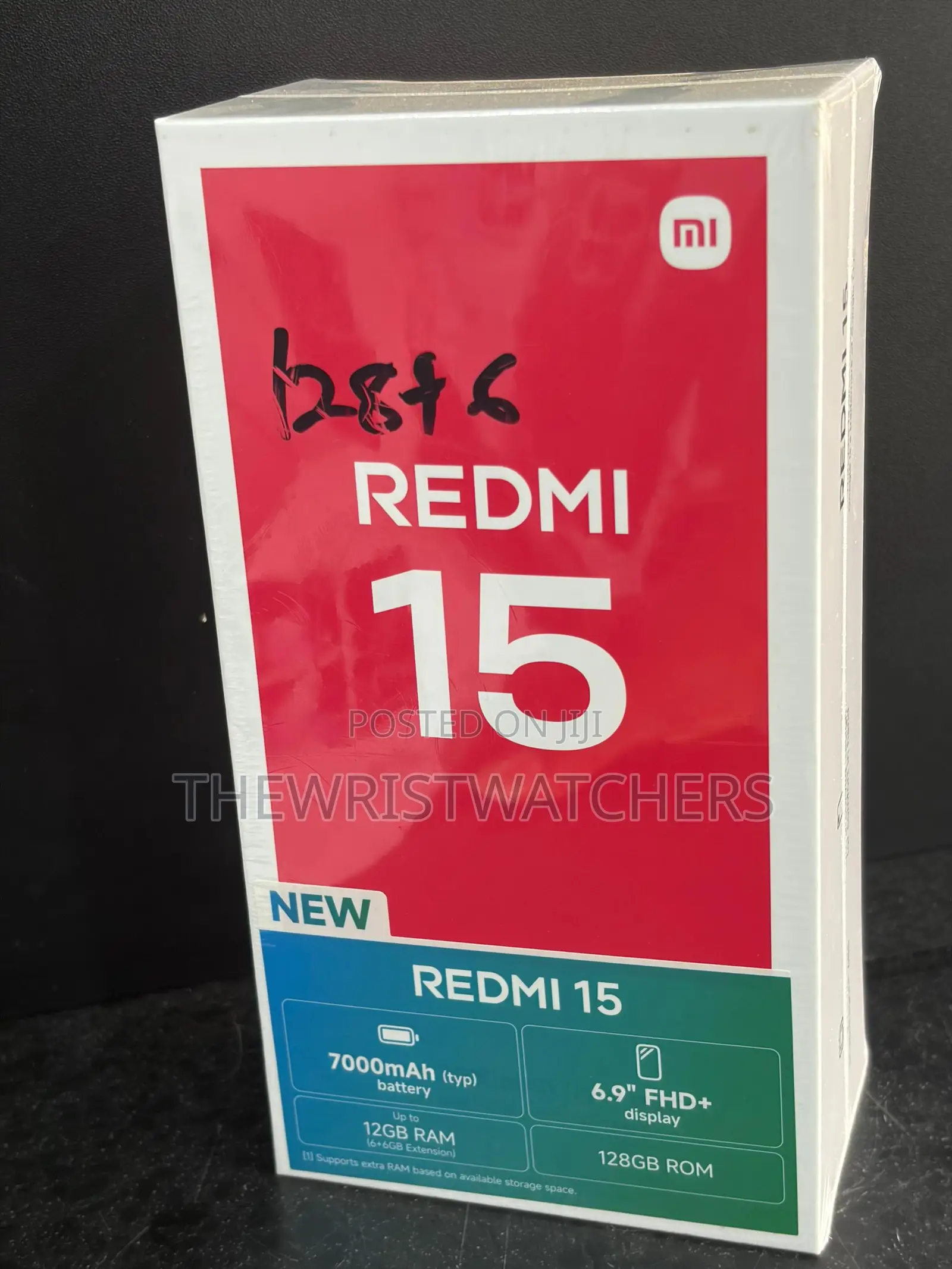 New Xiaomi Redmi 15 128 GB Black