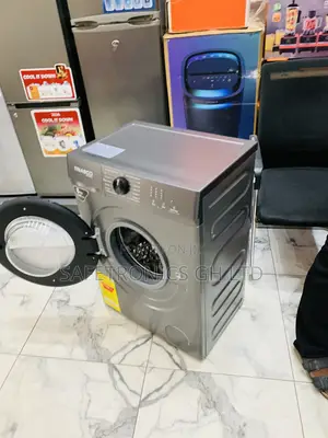 Elegant Sleek Grey Full Automatic Nasco 8kg Frontload Washer