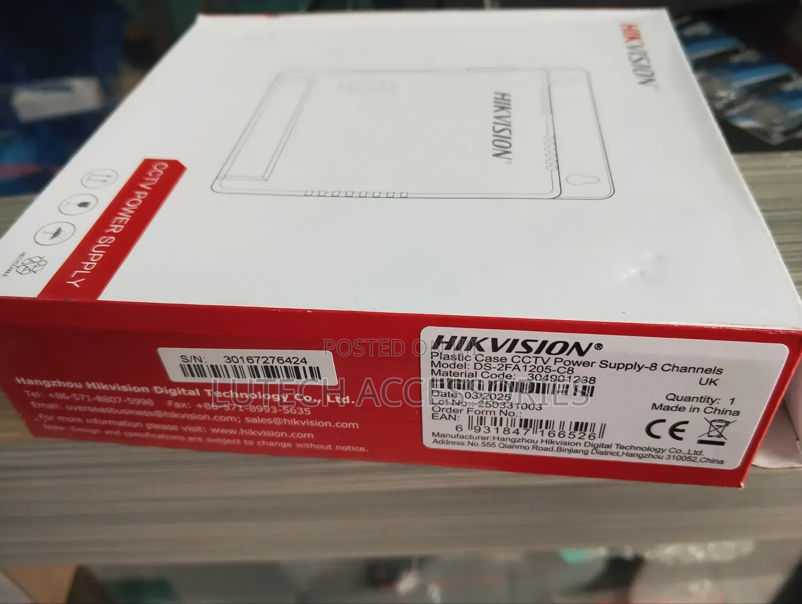 Hikvision CCTV Power Supply 8ch