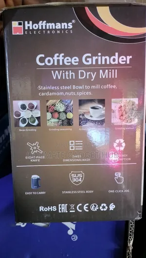 Coffee Grinder With Dry Mill