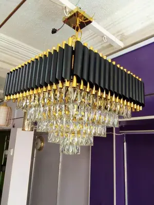 Square Design Chandelier Light