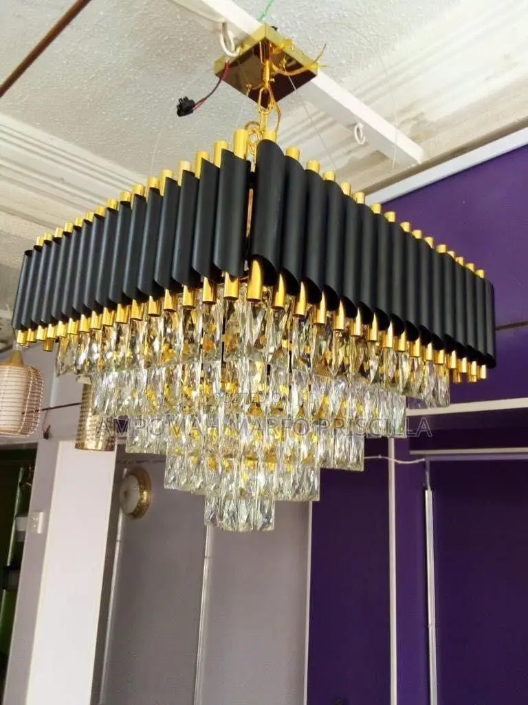 Square Design Chandelier Light