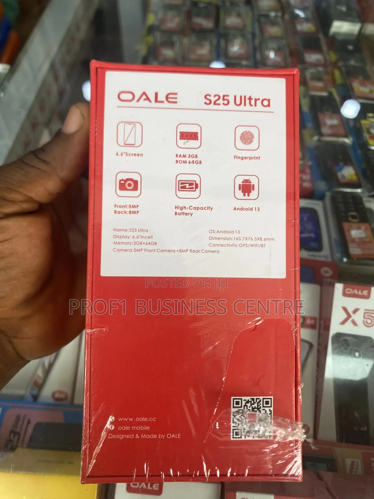 New Oale S25 Ultra 64 GB Black