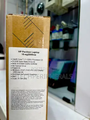 New Laptop HP Pavilion 15 8GB Intel Core i7 SSD 512GB