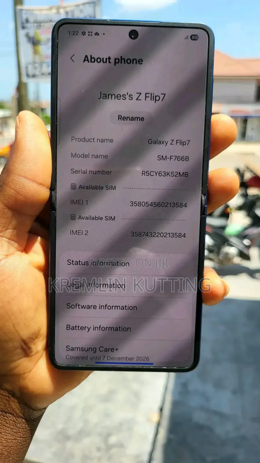 Samsung Galaxy Z Flip7 512 GB Blue
