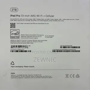 New Apple iPad Pro 13 (2025) 2 TB Black