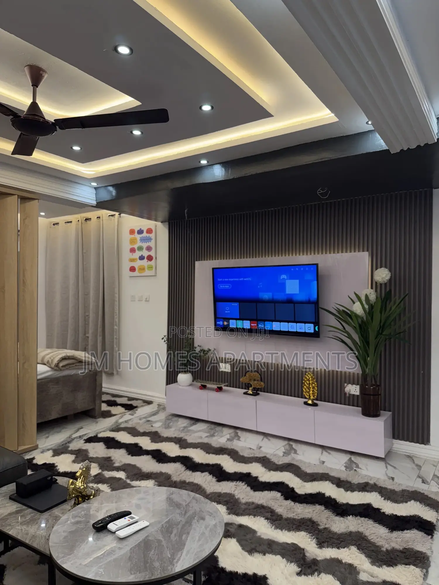 Luxury Furnished Studio For Rent | Smart Tv, Wifi, Modern