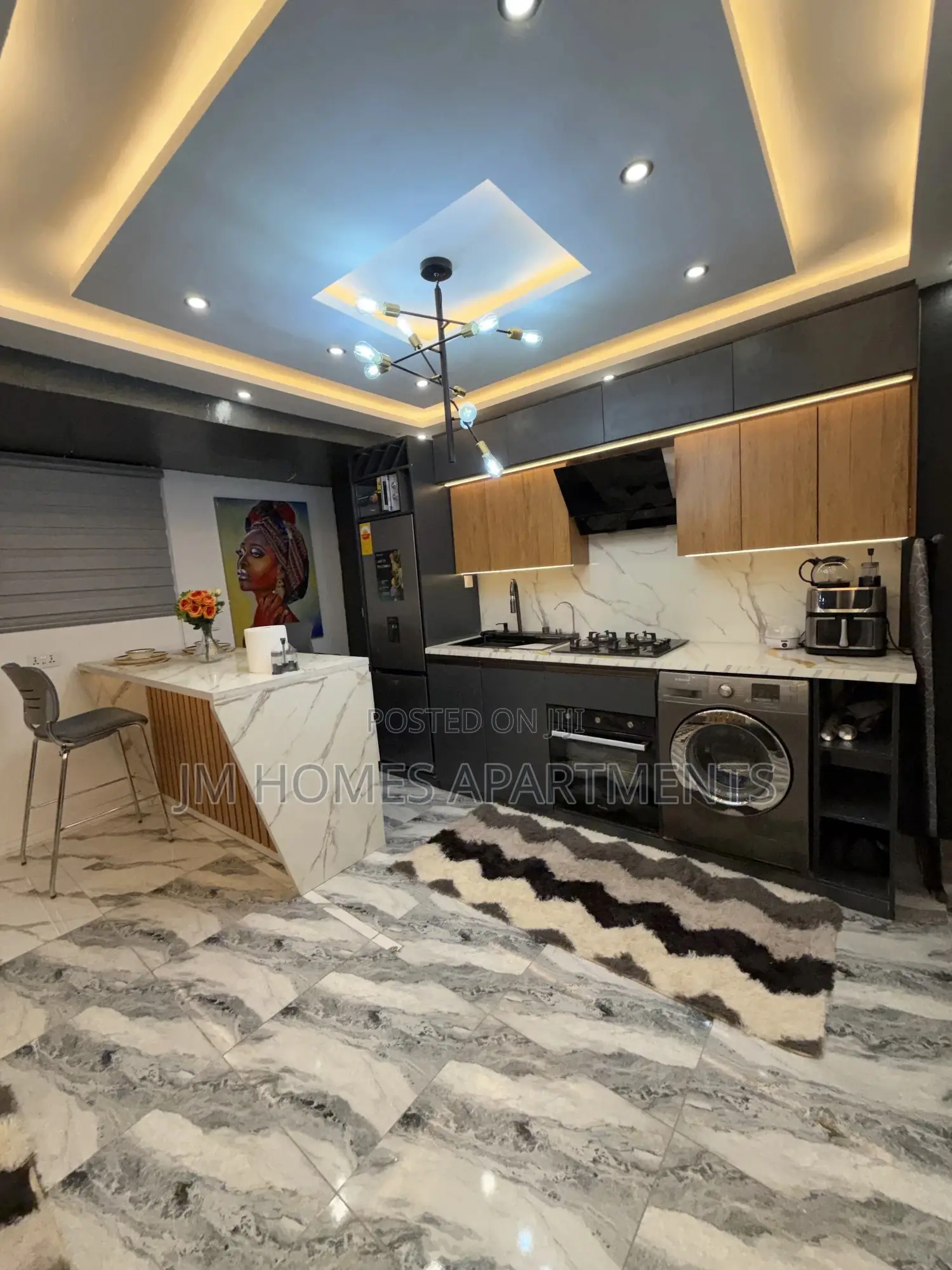Luxury Furnished Studio For Rent | Smart Tv, Wifi, Modern