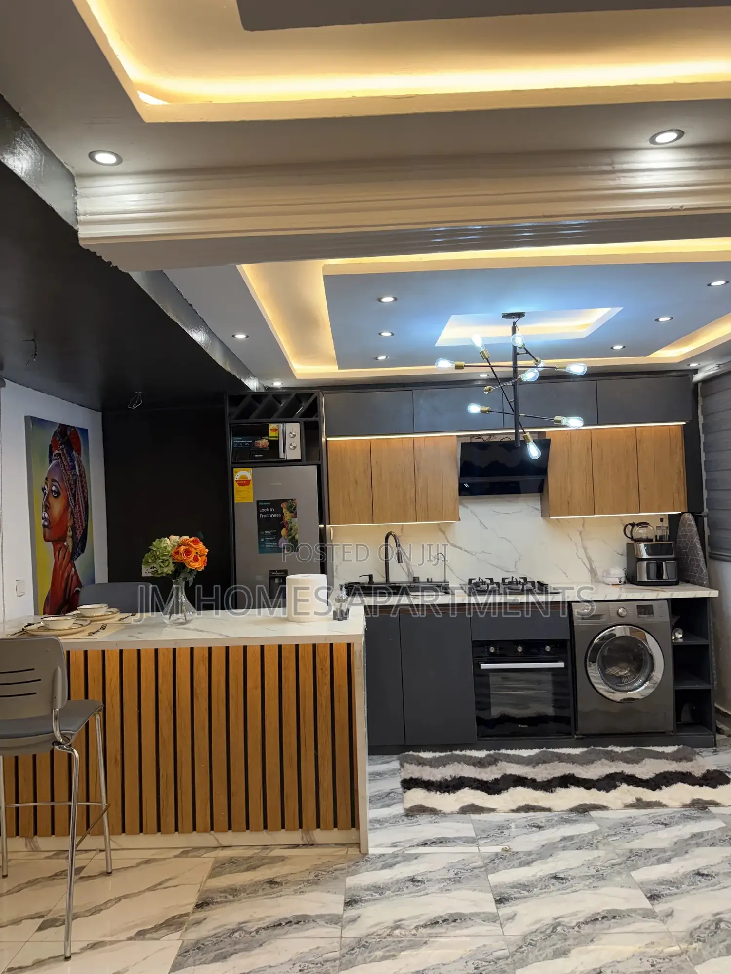 Luxury Furnished Studio For Rent | Smart Tv, Wifi, Modern